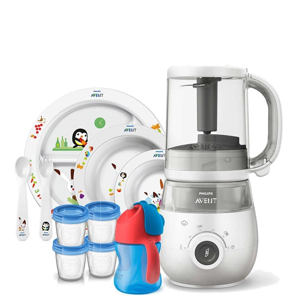 waarschijnlijk Zullen Voorkeur Philips Avent 4 in 1 Food Maker Special Bundle (Promo) | Baby Kingdom Pte  Ltd