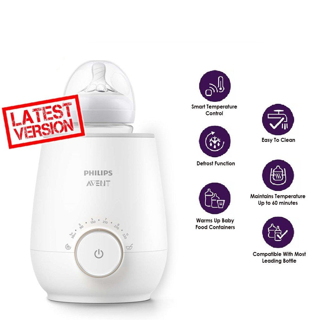 Philips Avent Fast Baby Bottle Warmer (SCF358/00) White