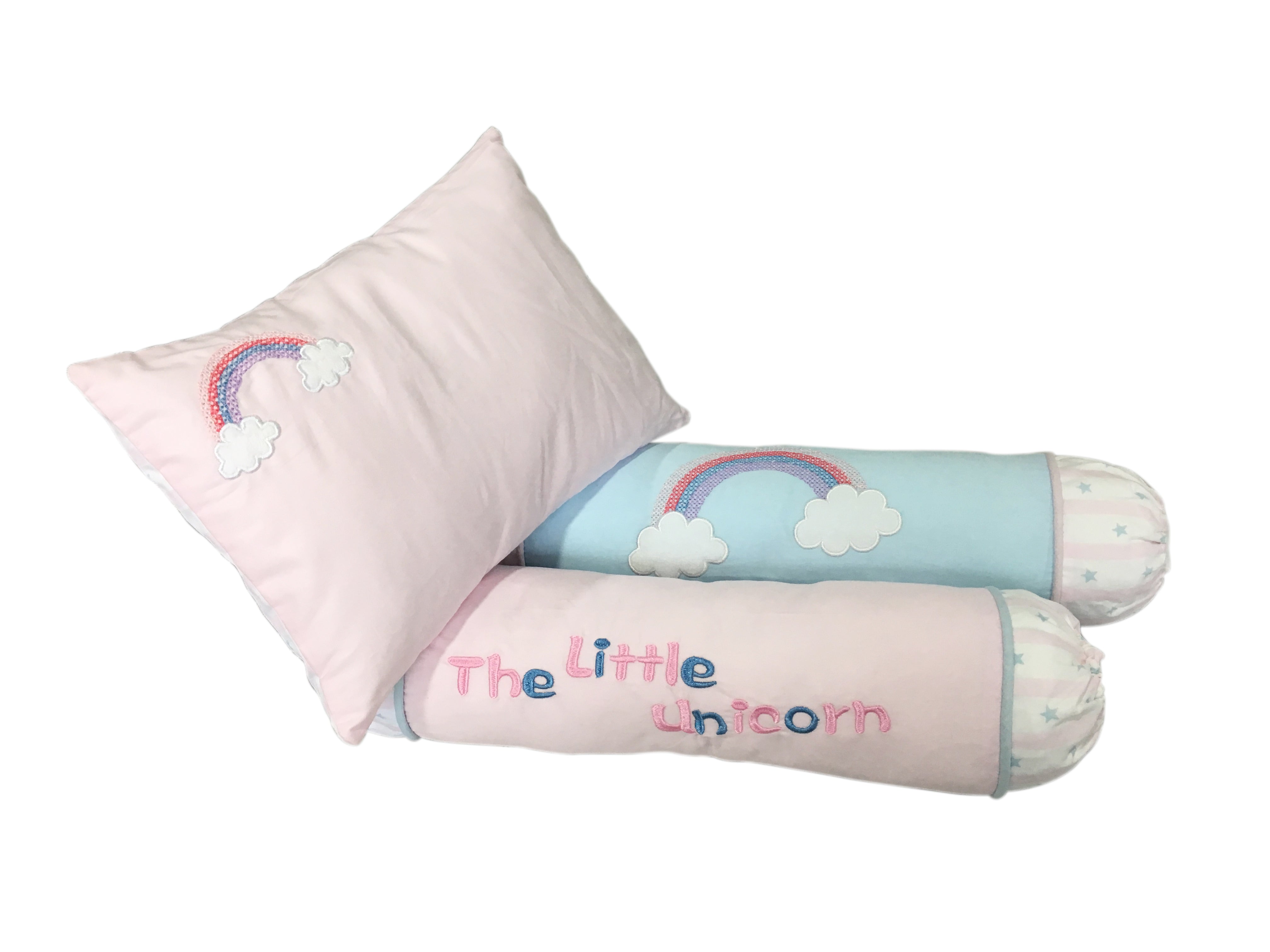 Baby Monsta) Baby Flat Pillow 10 Layer Kain Bantal 100% Cotton