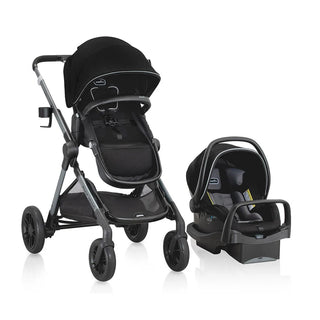 Evenflo Pivot Xpand Travel System W/Litemax Infant Car Seat - Ayrshire Black
